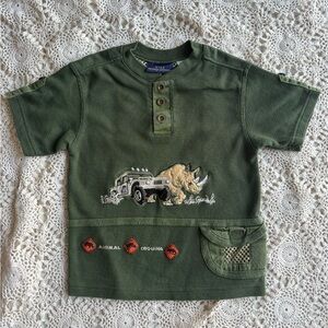 Vintage Kids Headquarters Safari Tee